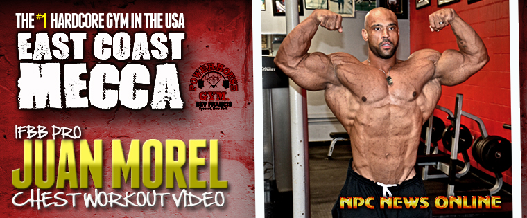 East Coast Mecca Series: Juan Morel Chest Workout Video