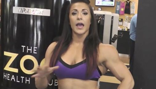 Kelly Diffenderfer with Infinite Labs Demonstrates Shoulder Exercises