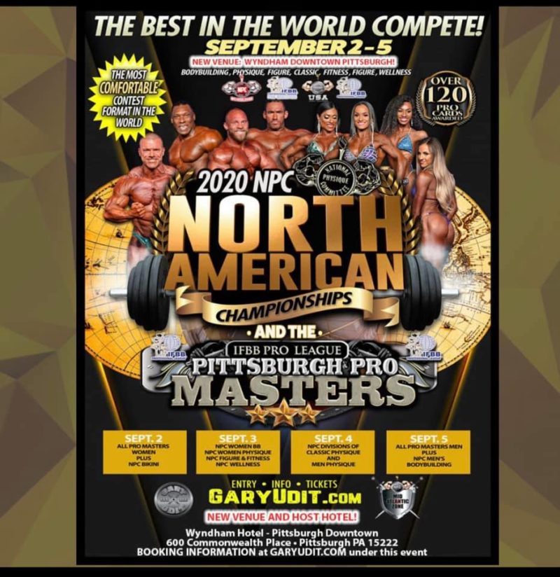 BREAKING NEWS! The NPC NORTH AMERICAN CHAMPIONSHIPS has been moved to